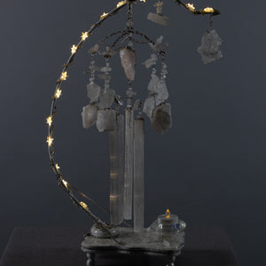 MYSTIC ELEMENTS IN MOTION KINETIC MOBILE CRYSTAL SCULPTURE - ElementsInMotion
