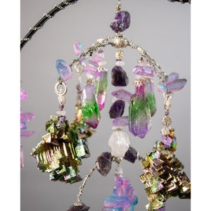 WHIMSEE ELEMENTS IN MOTION KINETIC MOBILE CRYSTAL SCULPTURE - ElementsInMotion